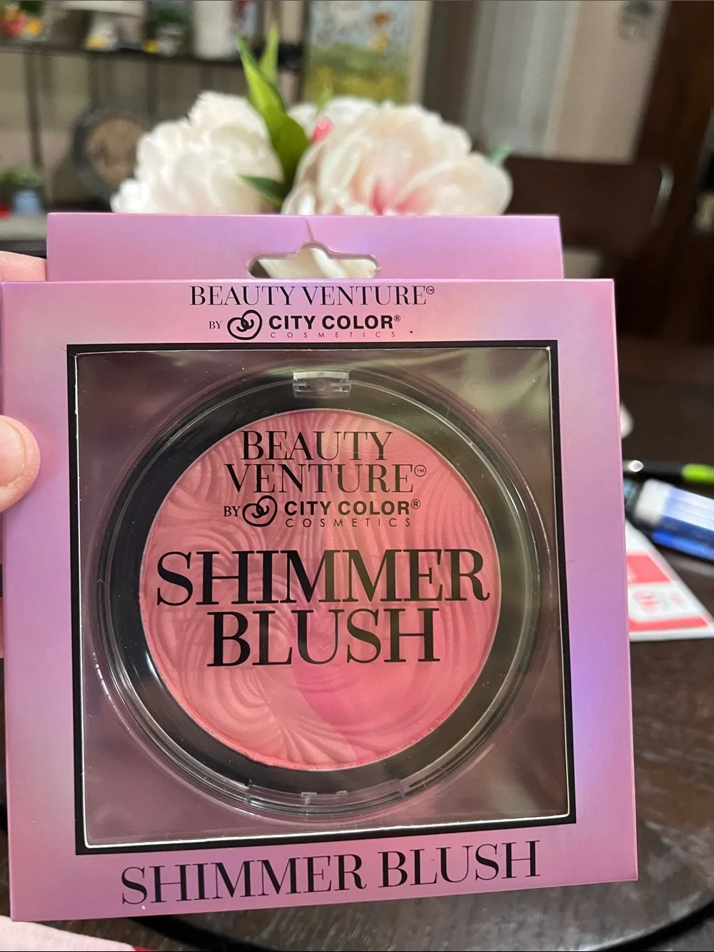 New City Color Beauty Venture Shimmer Blush - Pink